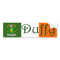 Duffy Coat of Arms Bumper Sticker bumper stickers by irishcountry Duffy Coat of Arms Bumper Sticker bumper stickers