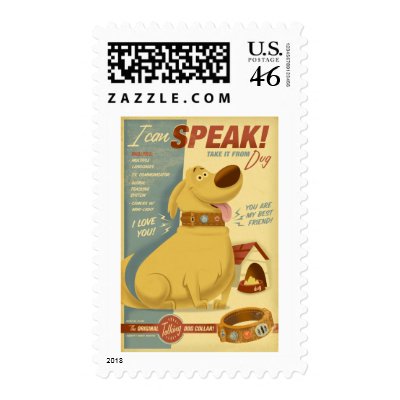 Dug - I can speak! - Muntz talking dog collar postage