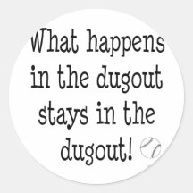 Dug Out Sticker