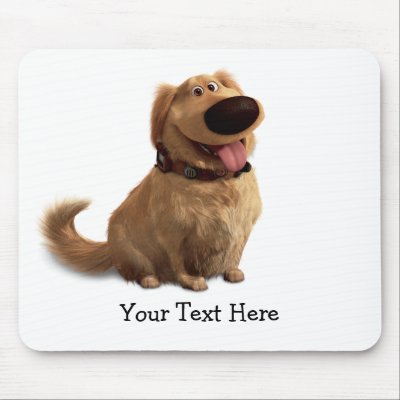 Dug the Dog from Disney Pixar UP - smiling mousepads