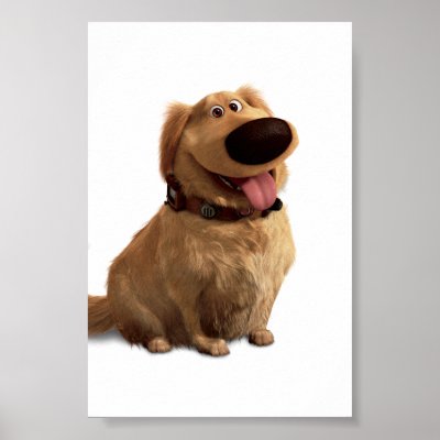 Dug the Dog from Disney Pixar UP - smiling posters