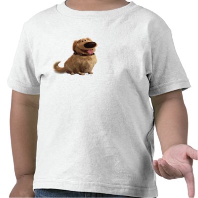 Dug the Dog from Disney Pixar UP - smiling t-shirts
