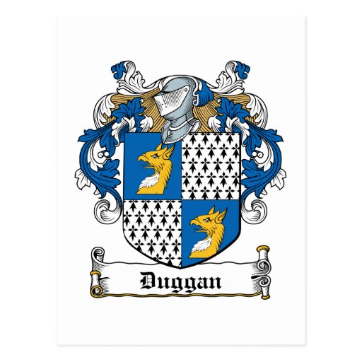 Duggan Family Crest Postcard | Zazzle