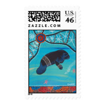 Dugong Dreaming Postage Stamp