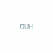 DUH monogram embroidered shirts