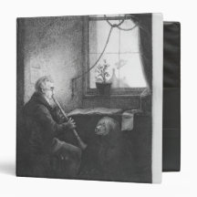 Duke Esterhazy Playing the Clarinet, 1809 Vinyl Binders