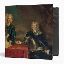 Duke of Marlborough discussing plans 3 Ring Binder