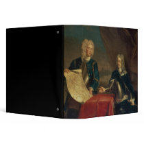 Duke of Marlborough discussing plans 3 Ring Binder