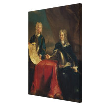 Duke of Marlborough discussing plans Canvas Prints