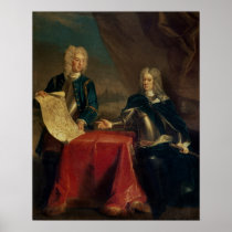 Duke of Marlborough discussing plans Poster