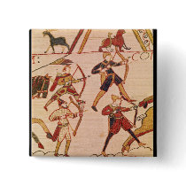 Duke William exhorts his troops Pinback Buttons