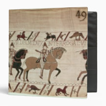 Duke William's knights arrive to do battle Vinyl Binder