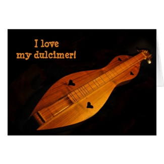 Dulcimer Blank Card