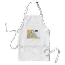Duluth, MN Harbor Chart Signal Flags ship aprons by sailorpatp Duluth, MN Harbor Chart Signal Flags ship aprons