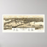 Duluth, MN Panoramic Map - 1883 posters