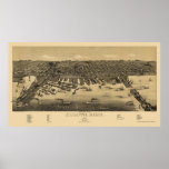 Duluth, MN Panoramic Map - 1887 posters