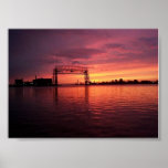 Duluth,MN Sunset posters