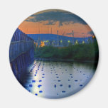 Duluth Shore from Pier Refrigerator Magnet