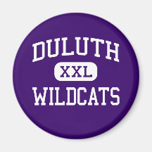 Duluth - Wildcats - High School - Duluth Georgia Fridge Magnets