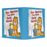 Duly Noted 3 Ring Binder