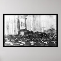 Duma of Bolshevik Russia 1917 Print