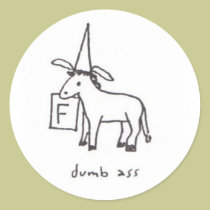 Dumb Ass sticker