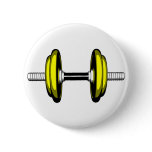 Dumb Blonde Dumbbell Pin