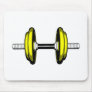 Dumb Blonde Dumbbell Mouse Pads