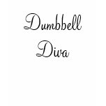 Dumbbell Diva t-shirts