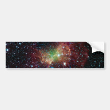 Dumbbell Nebula Infrared Space Bumper Sticker