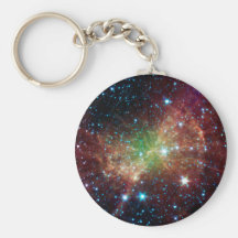 Dumbbell Nebula Infrared Space Keychain