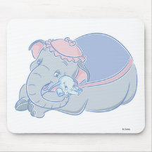 Dumbo and Jumbo Mouse Pad