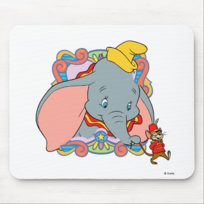 Dumbo Dumbo and Timot walking mousepads