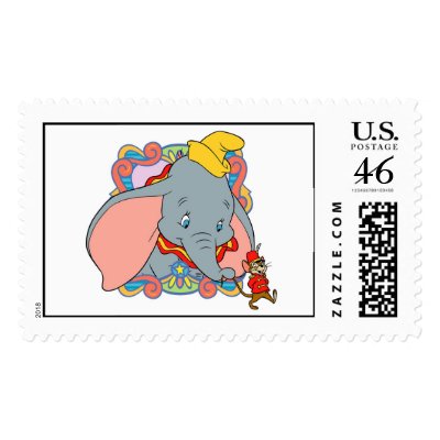  Dumbo is smiling postage