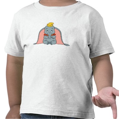 Dumbo Sitting Playfully t-shirts