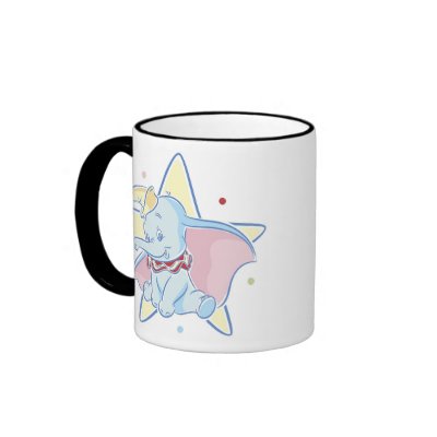 Dumbo sitting star background mugs