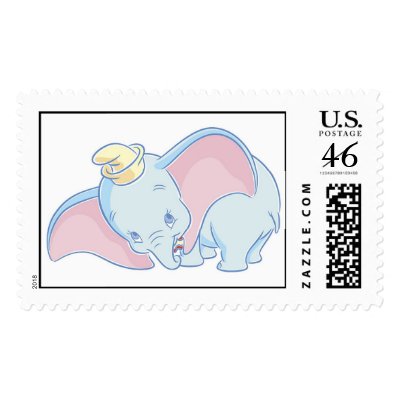 Dumbo standing postage