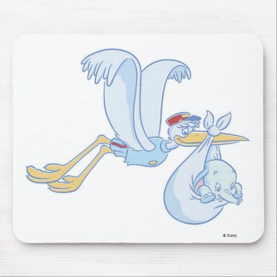 Dumbo's Stork Delivery mousepads