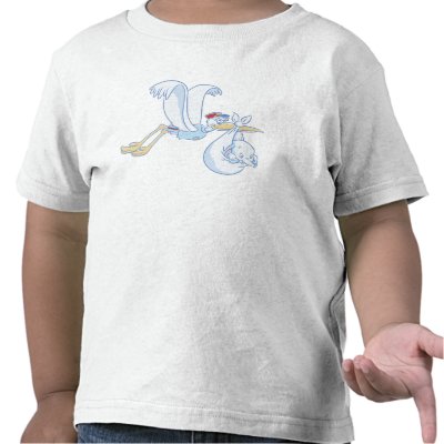 Dumbo's Stork Delivery t-shirts