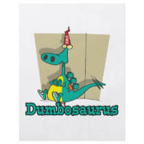 Dumbosaurus Dino Cartoon Flyers