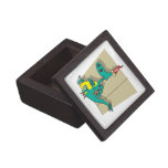 Dumbosaurus Dunce Dinosaur Cartoon Premium Jewelry Boxes