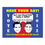 Dummies - GOTV postcards