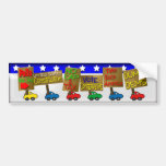 Dump DEMS etc. Bumper Stickers