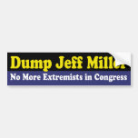Dump Jeff Miller Bumper Sticker