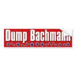 Dump Michele Bachmann Bumper Stickers