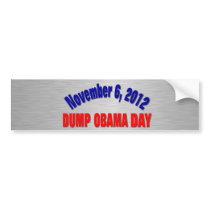 Dump Obama Day Bumper Stickers