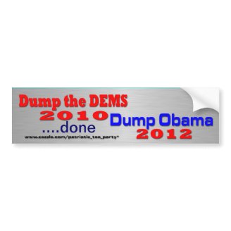 Dump the Dems Bumper Sticker