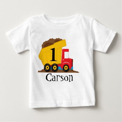 Dump Truck Birthday T-Shirt