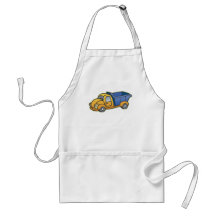 Dump Truck Kids Art Apron