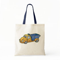 Dump Truck Kids Art Canvas Bag